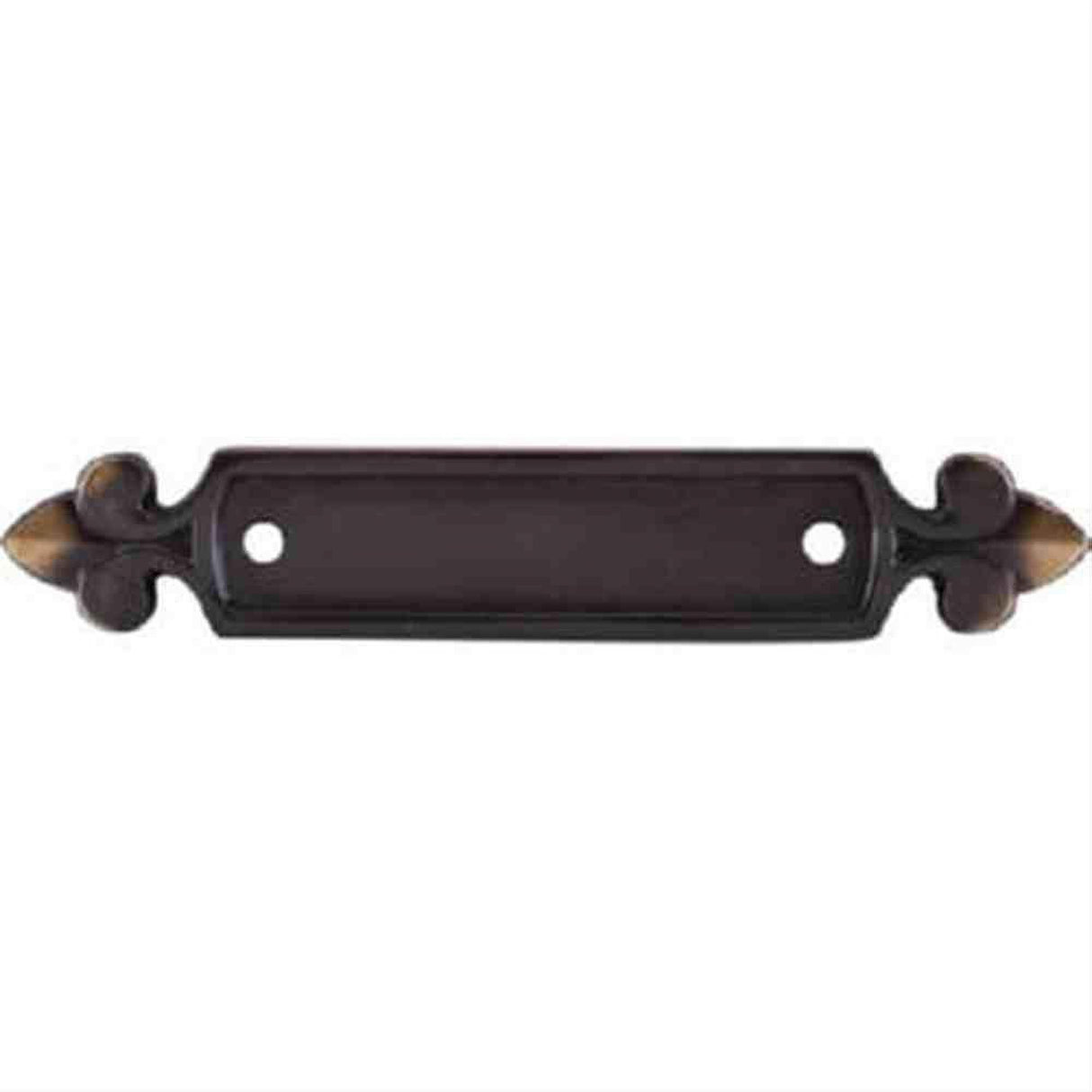 Top Knobs M196 Dover Backplate 2-1/2" Dark Antique Brass