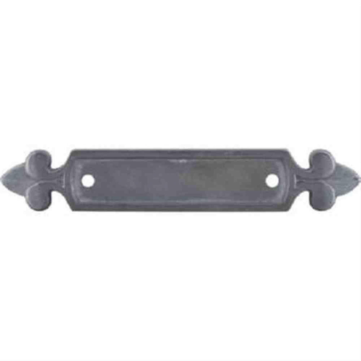 Top Knobs M197 Dover Backplate 2-1/2" Pewter Light
