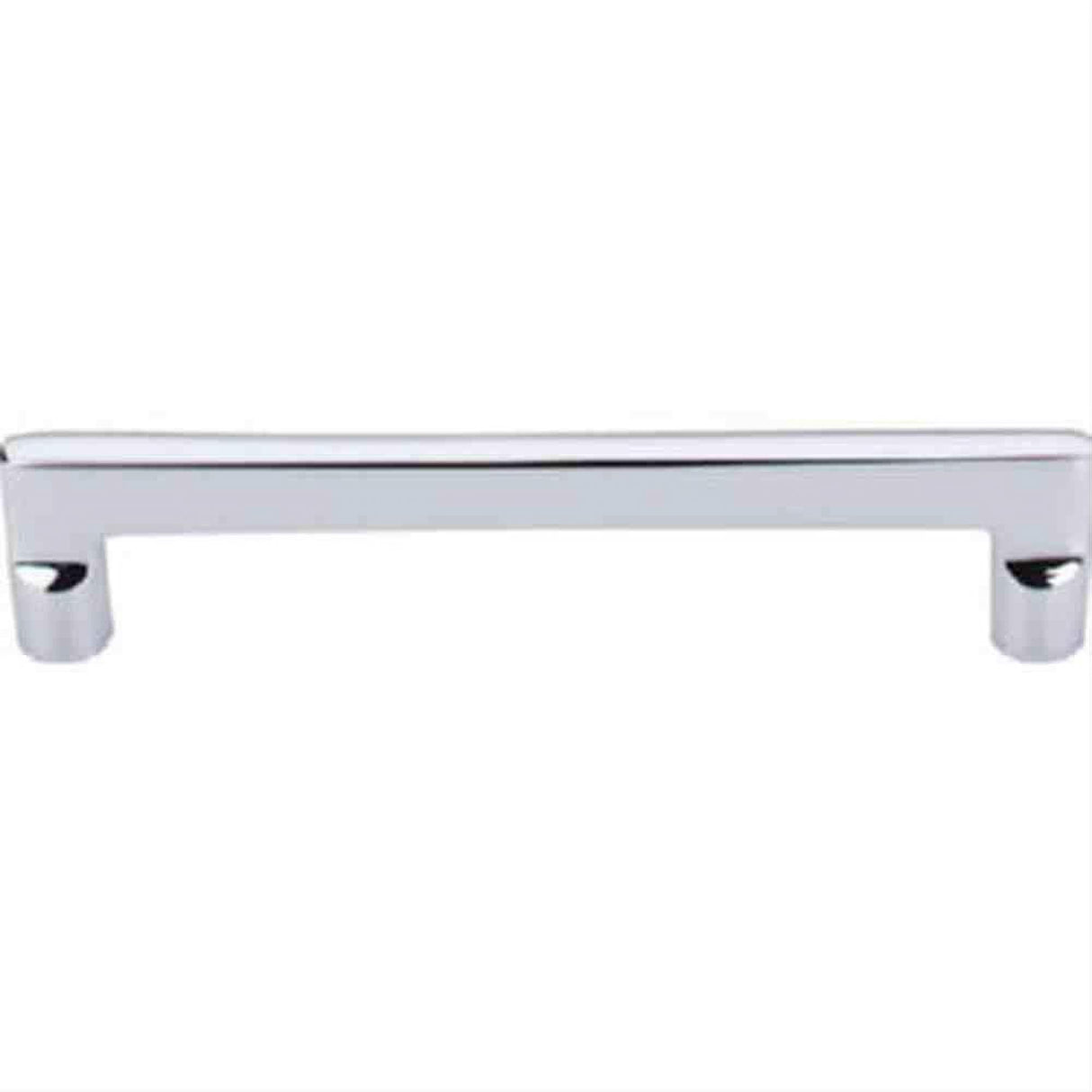 Top Knobs M1976 M197 Aspen II Flat Sided Cabinet Pull 6" Center to Center Polished Chrome