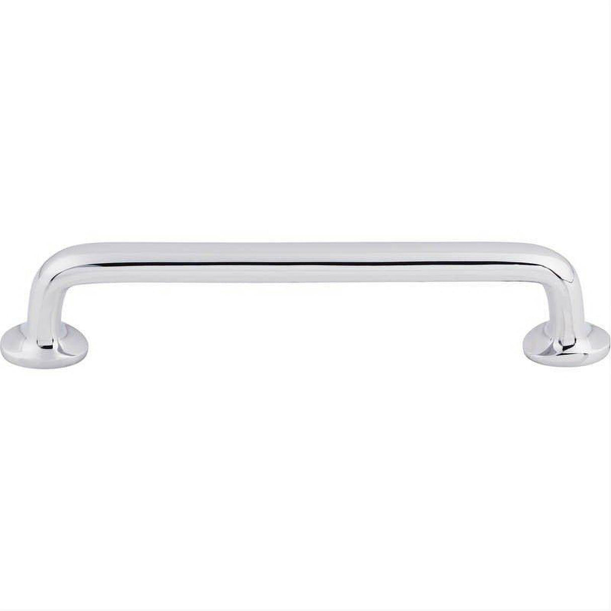 Top Knobs M1991 Aspen II Rounded 6" Center to Center Bar Pull Polished Chrome