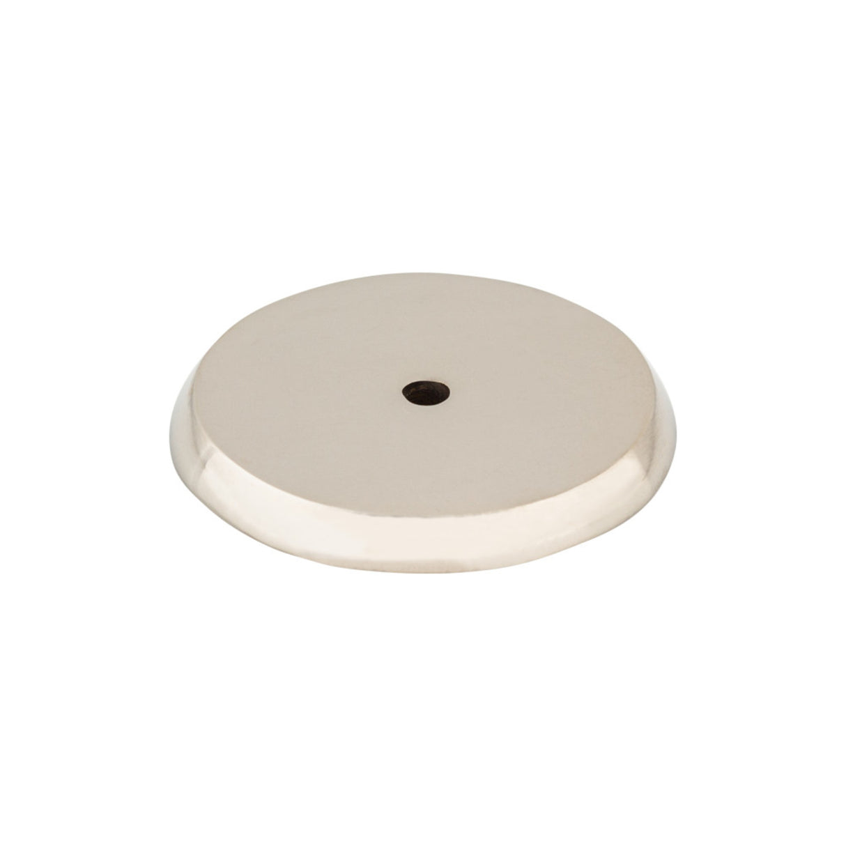 Top Knobs M2031 Aspen II Round Knob Backplate Polished Nickel