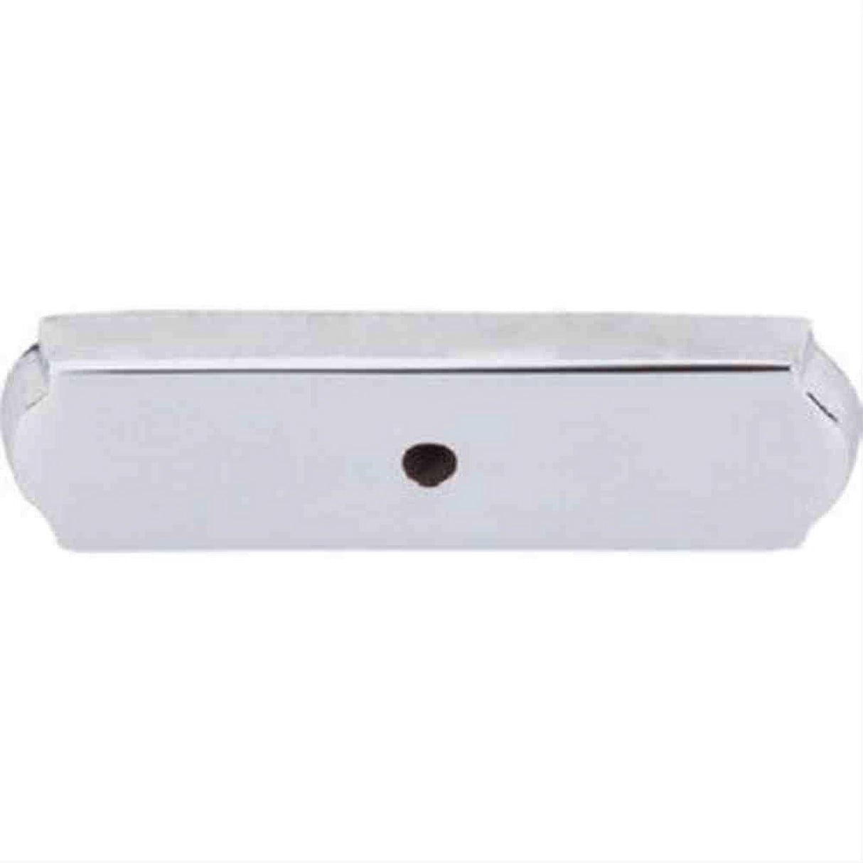 Top Knobs M2009 Aspen II Rectangle Backplate 2-1/2" Polished Chrome
