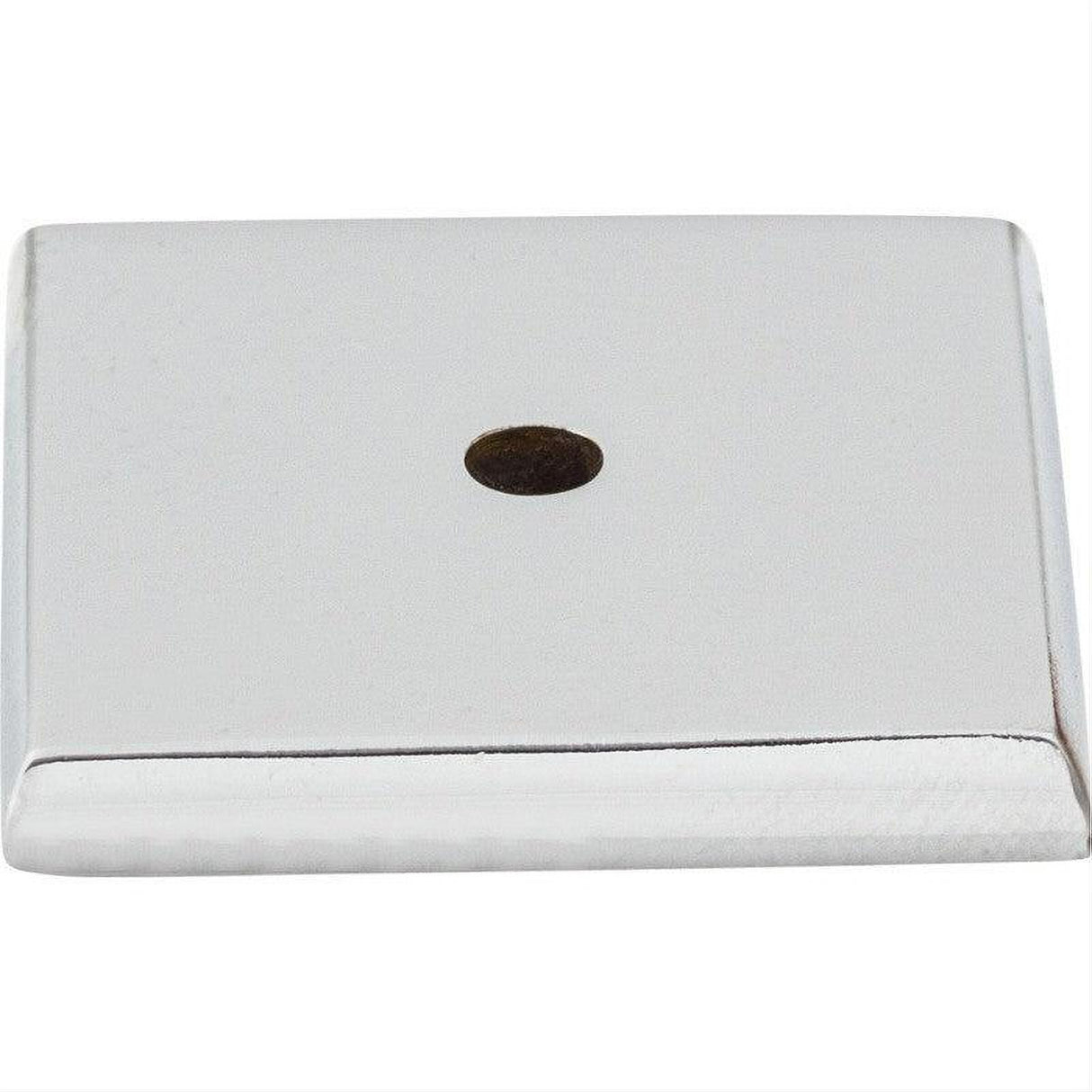 Top Knobs M2021 Aspen II Square 1 1/4" Knob Backplate Polished Chrome