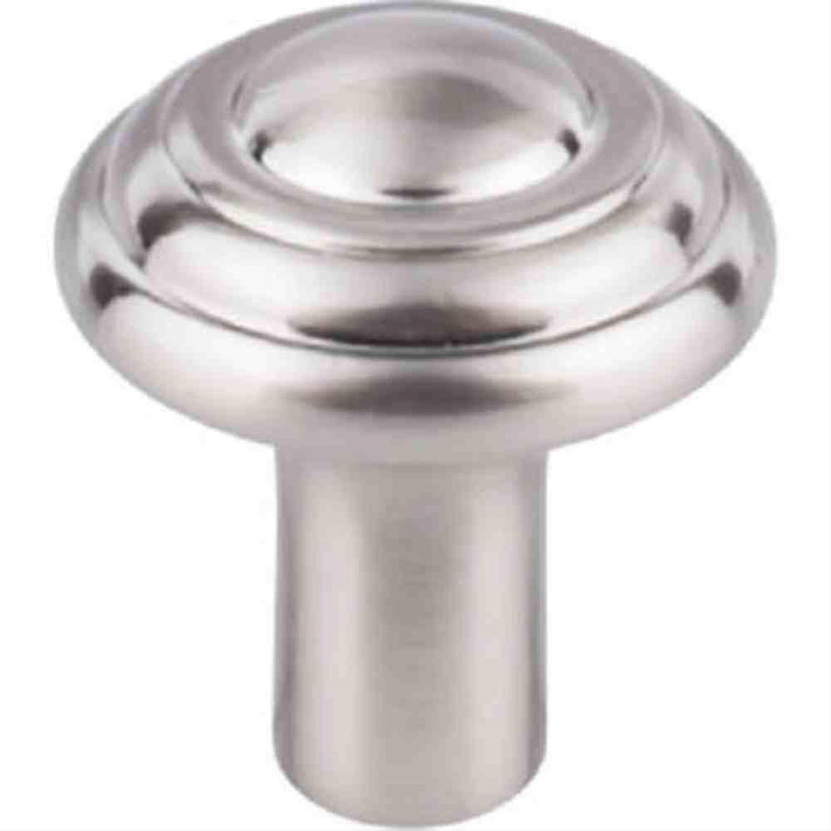 Top Knobs M2032 Aspen II Button Cabinet Knob 1-1/4" Brushed Satin Nickel