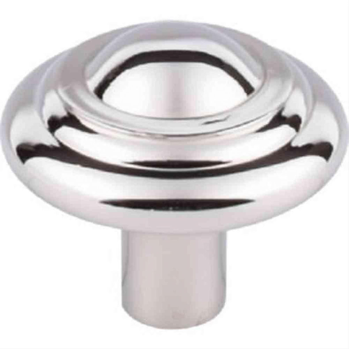 Top Knobs M2037 Aspen II Button Cabinet Knob 1-3/4" Polished Nickel