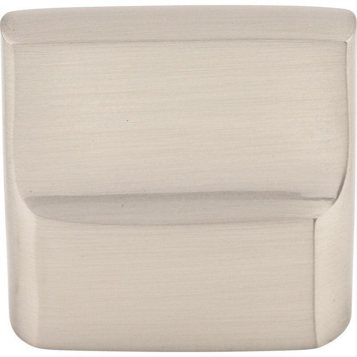 Top Knobs M2050 M205 Aspen II Flat Sided 7/8" Center to Center Length Rectangle Knob Brushed Satin Nickel