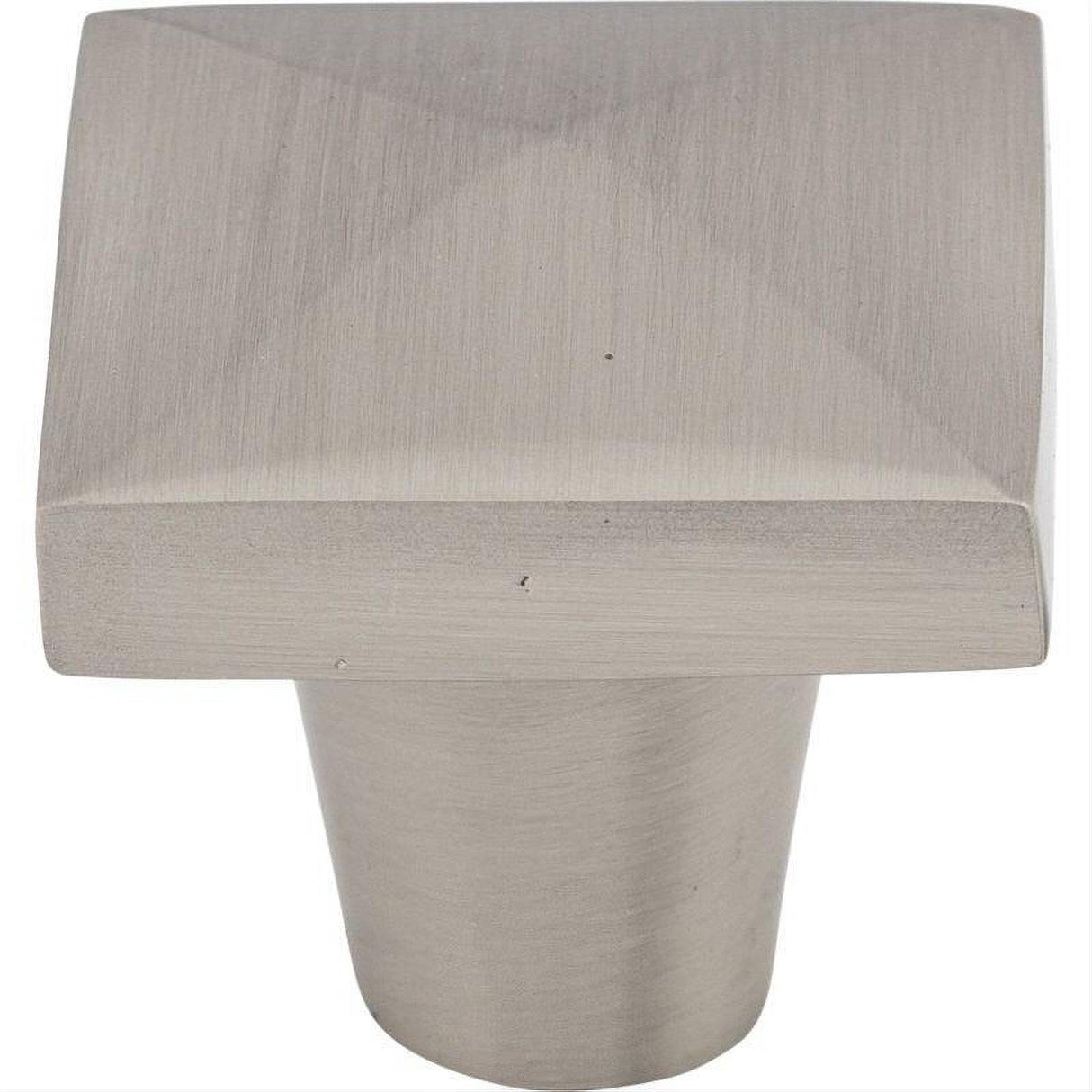 Top Knobs M2059 M20 Aspen II 1 1/4" Length Square Cabinet Knob Brushed Satin Nickel