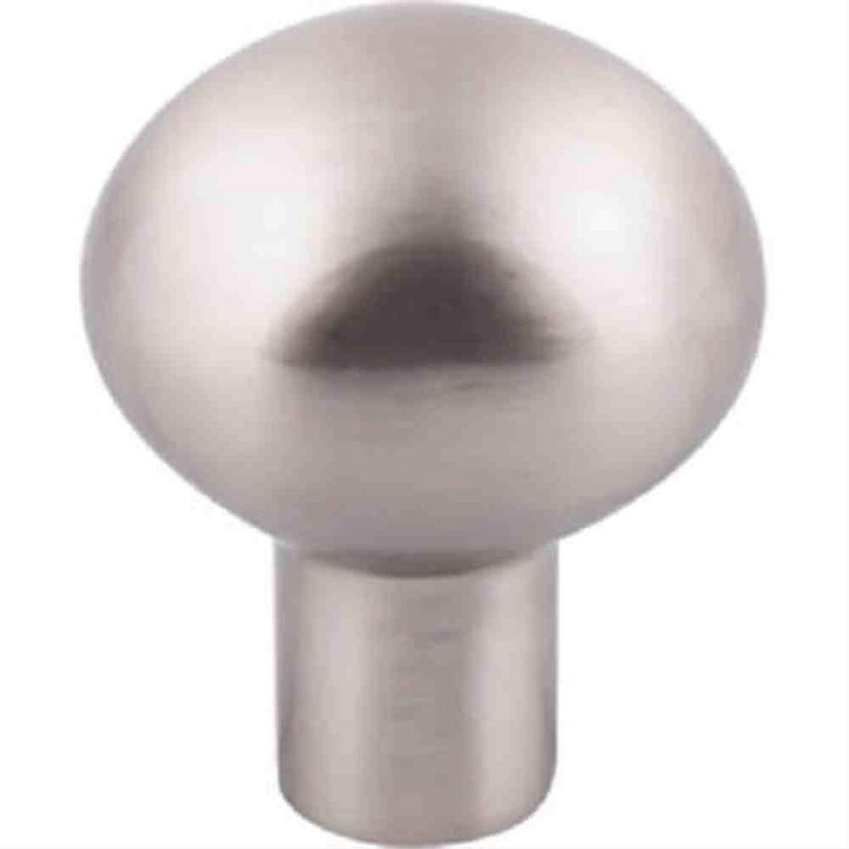 Top Knobs M2065 Aspen II Small Egg Cabinet Knob 1-3/16" Brushed Satin Nickel