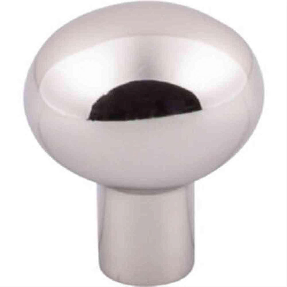 Top Knobs M2067 Aspen II Small Egg Cabinet Knob 1-3/16" Polished Nickel