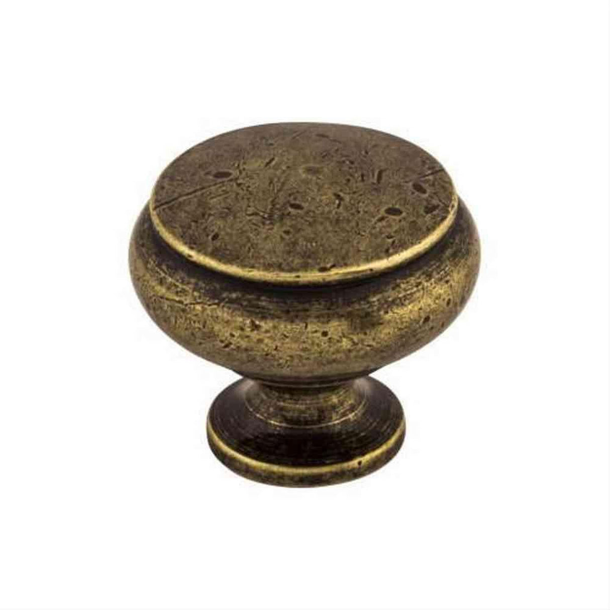 Top Knobs M208 M206 Cumberland 1 1/4" Diameter Mushroom Cabinet Knob German Bronze