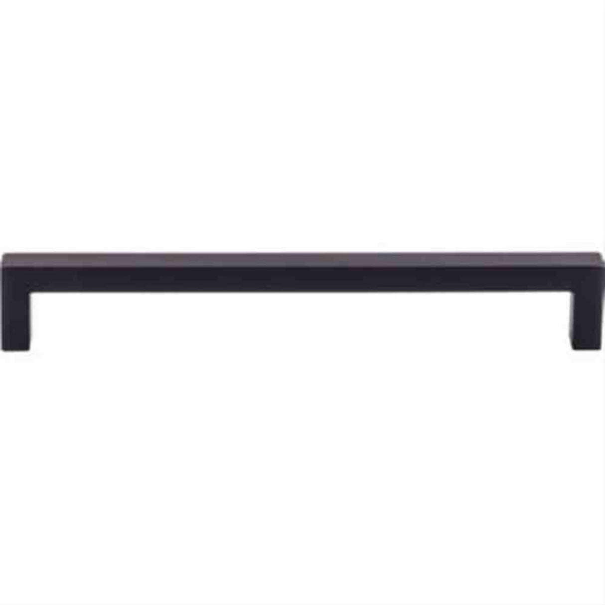 Top Knobs M2137 M21 Square Bar Cabinet Pull 7-9/16in. Center to Center Flat Black