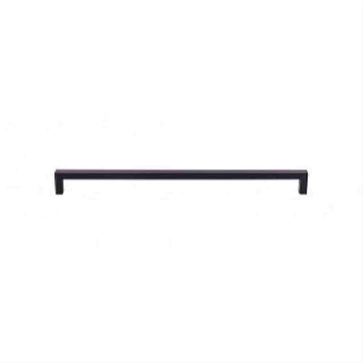 Top Knobs M2139 M21 Square Bar Cabinet Pull 17 5/8in. Center to Center Flat Black
