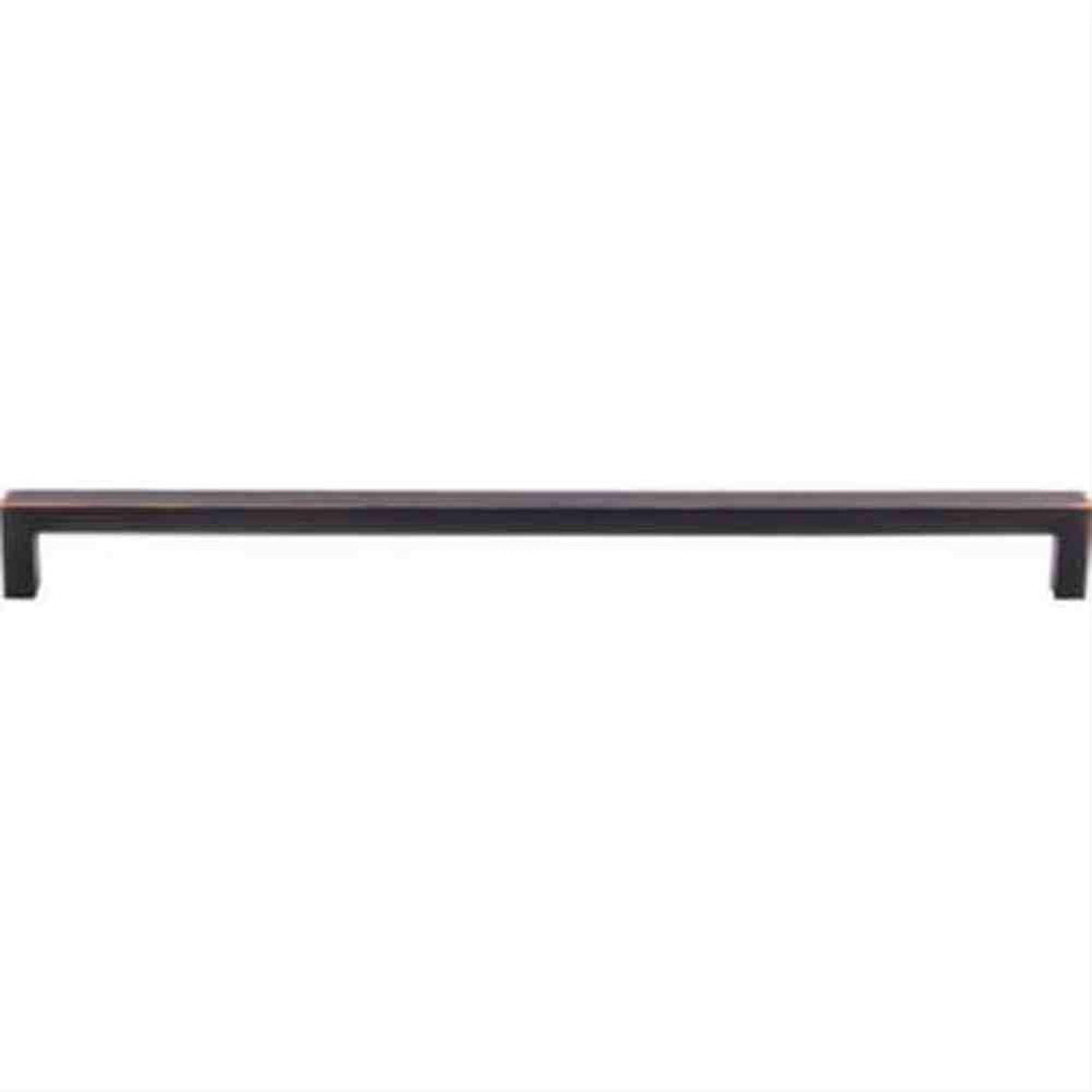 Top Knobs M2150 Square Bar Cabinet Pull 12-5/8in. Center to Center Tuscan Bronze