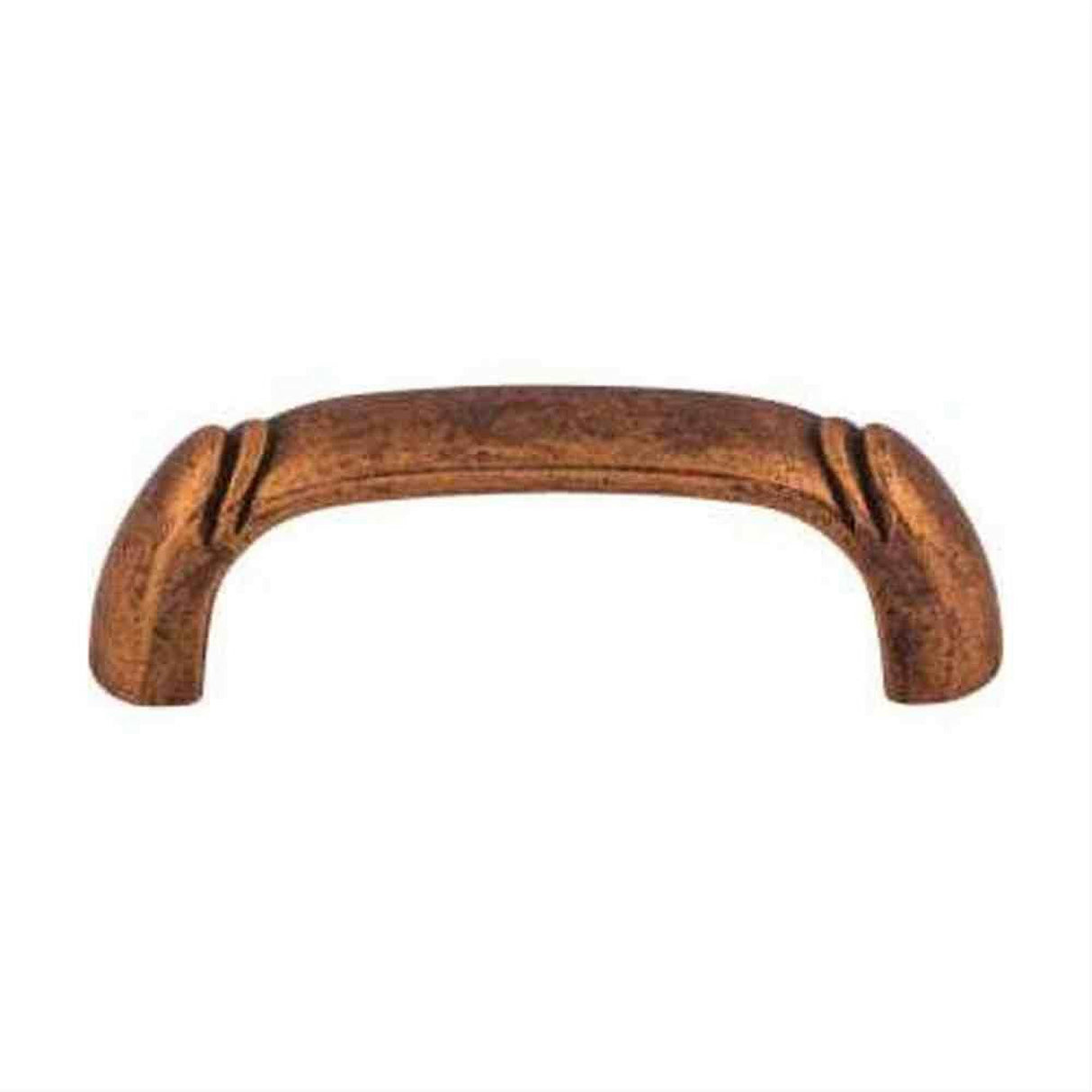 Top Knobs M219 Dover D Cabinet Pull 2-1/2in. Center to Center Old English Copper