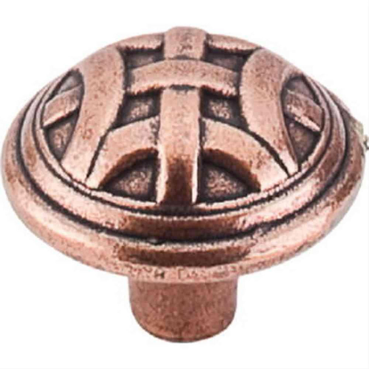 Top Knobs M223 Celtic Large Cabinet Knob 1-1/4" Old English Copper