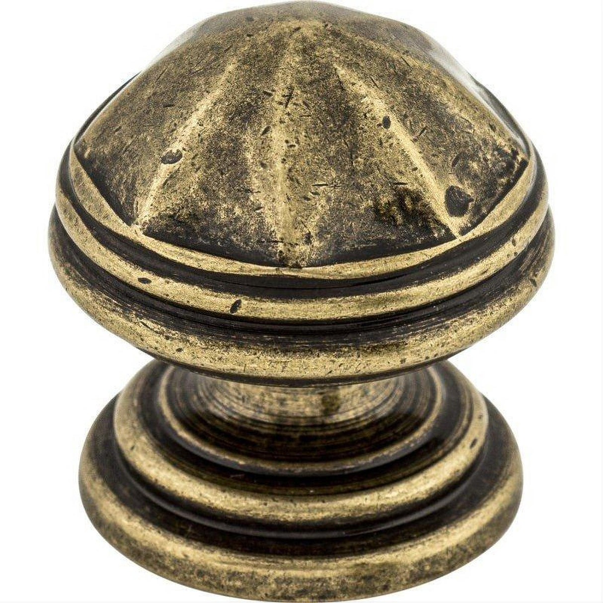 Top Knobs M24 M2 London 1 1/4" Diameter Mushroom Cabinet Knob German Bronze