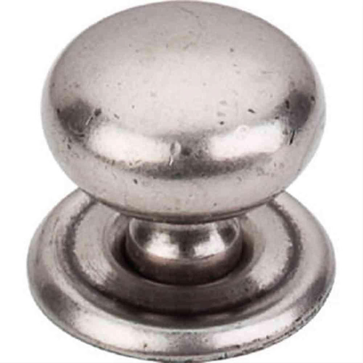 Top Knobs M25 Victoria Knob 1-1/4" w/Backplate Pewter Antique