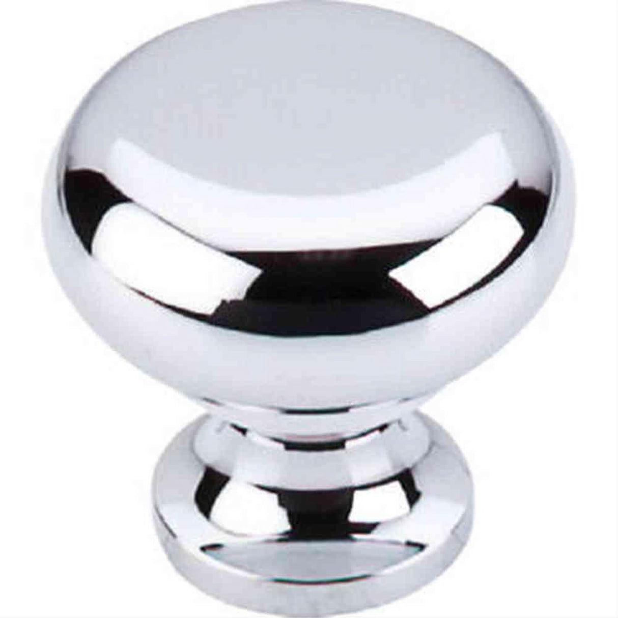 Top Knobs M270 Flat Faced Cabinet Knob 1-1/4" Polished Chrome