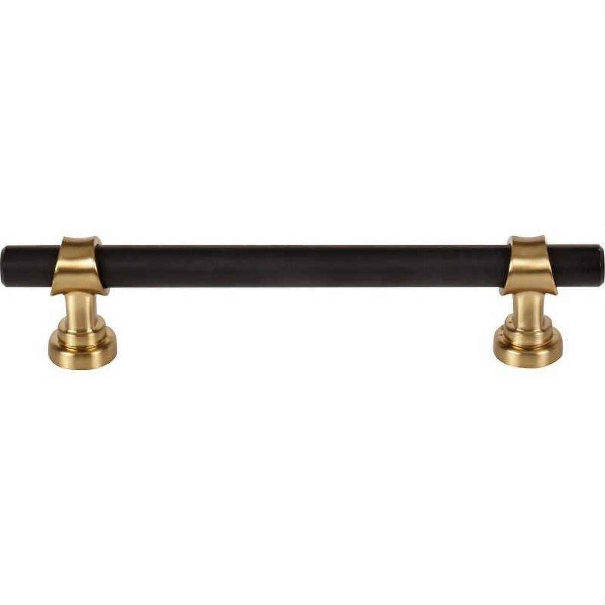 Top Knobs M2716 M2708 Bit 5 1/16" Center to Center Bar Pull Flat Black and Honey Bronze