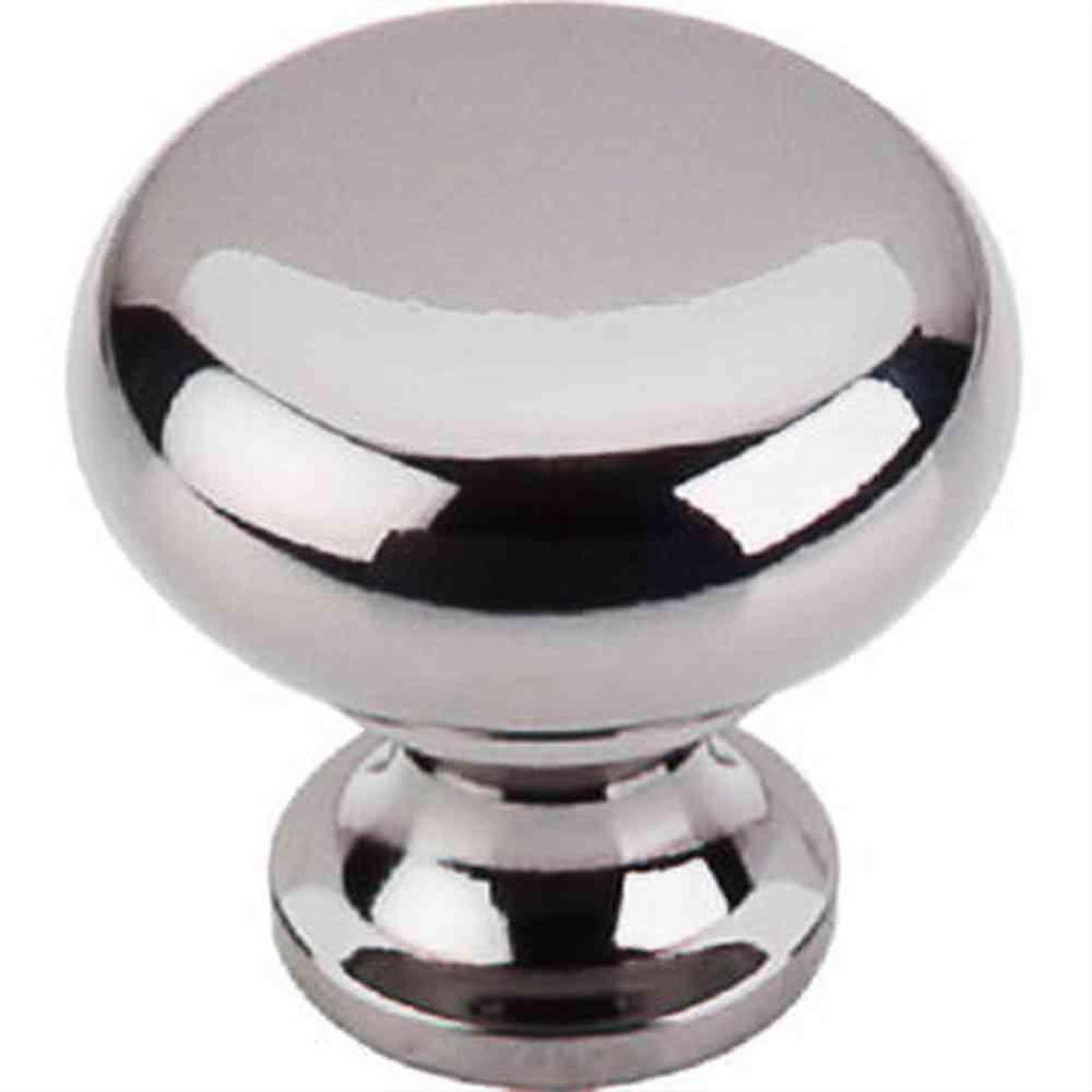 Top Knobs M272 Flat Faced Cabinet Knob 1-1/4" Black Nickel