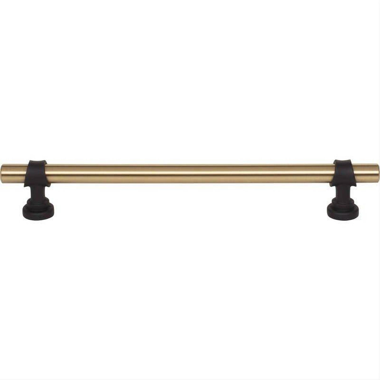 Top Knobs M2741 M2732 Bit 7 9/16" Center to Center Bar Pull Honey Bronze and Flat Black