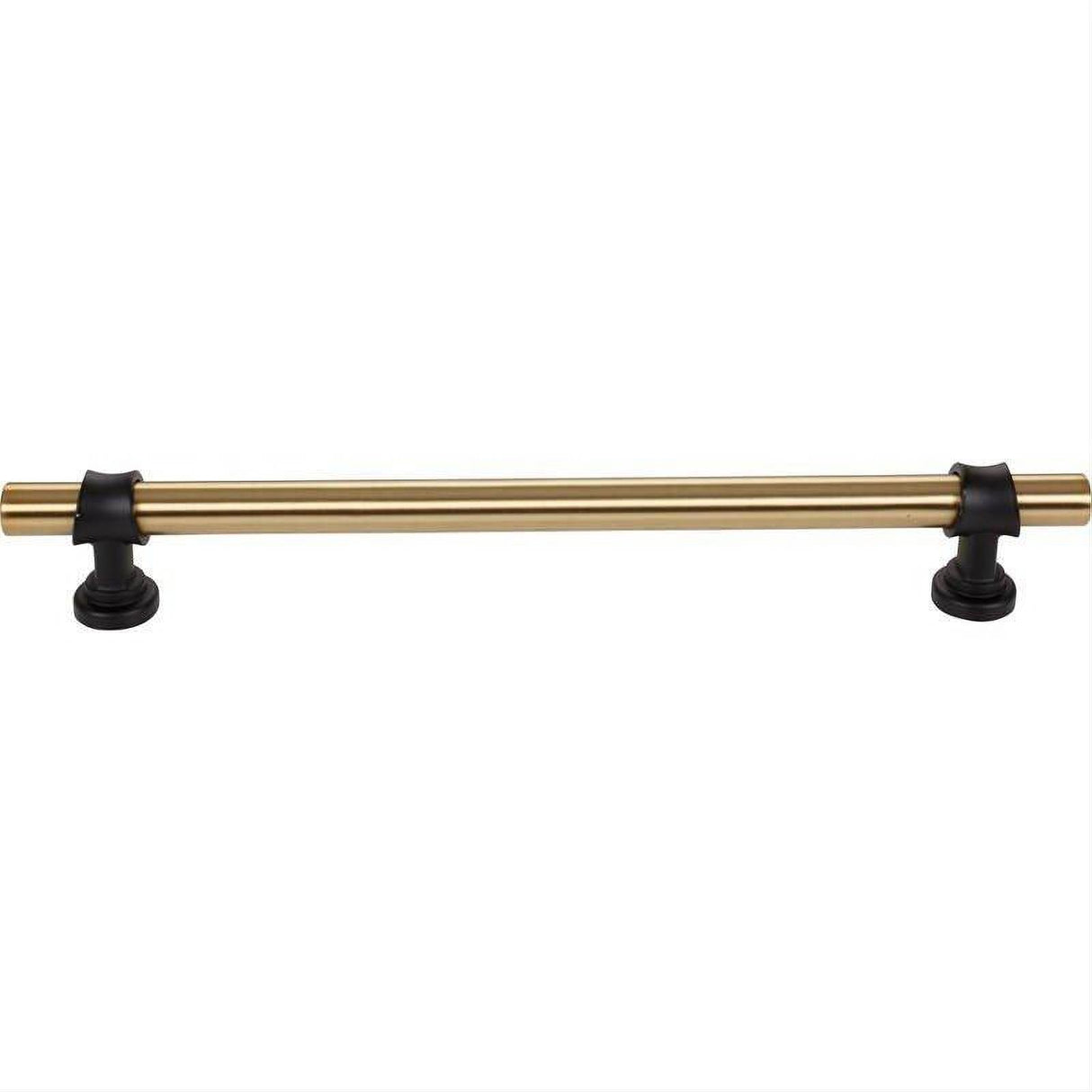 Top Knobs M2777 M2768 Bit 12" Center to Center Cabinet Pull / Appliance Pull Honey Bronze and Flat Black