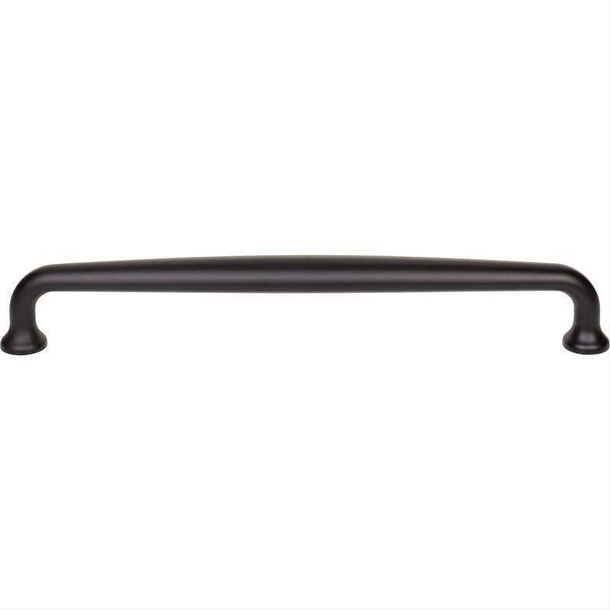 Top Knobs M2820 M2812 Charlotte 12" Center to Center Cabinet Pull / Appliance Pull Flat Black