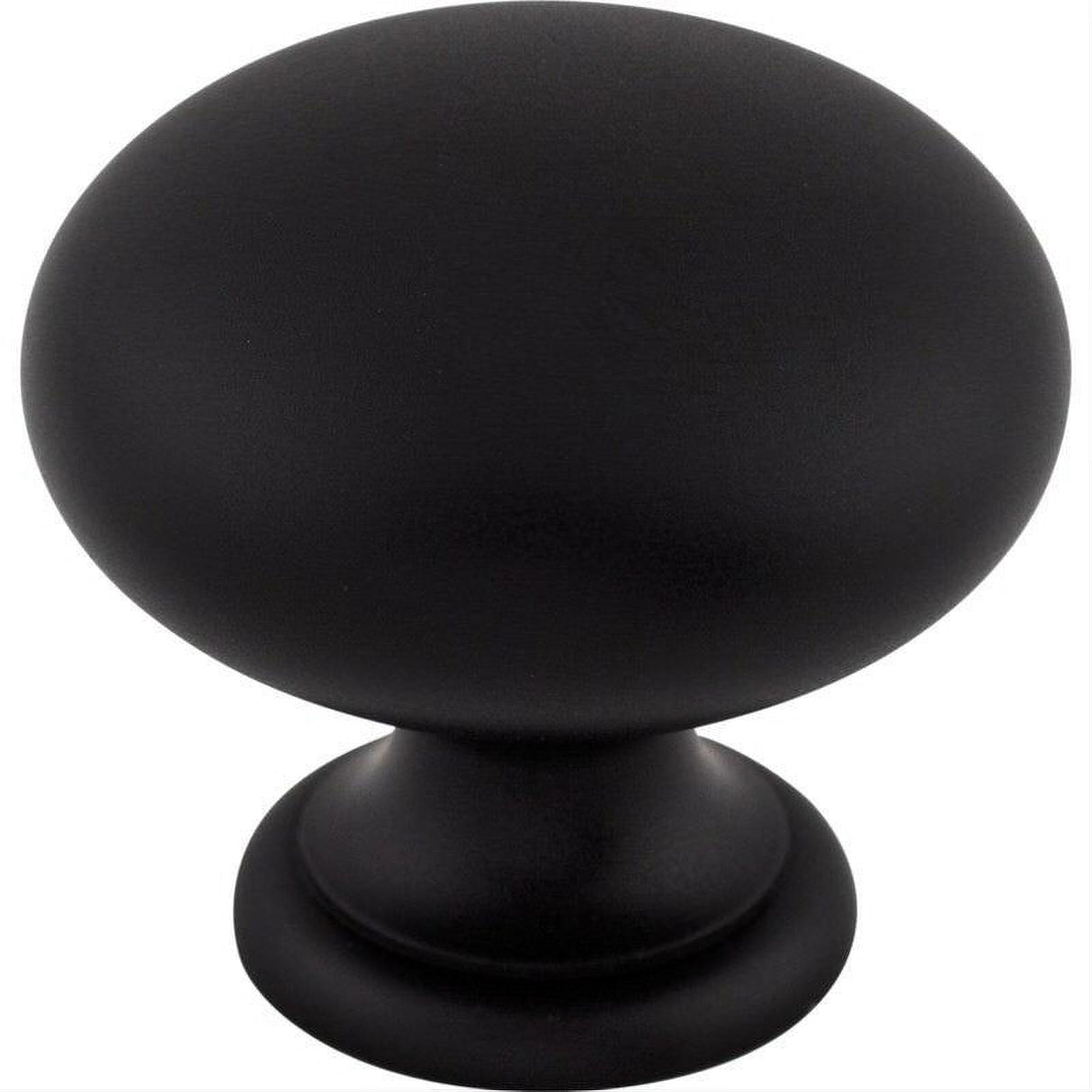 Top Knobs M285 Mushroom 1 1/4" Diameter Mushroom Cabinet Knob Flat Black