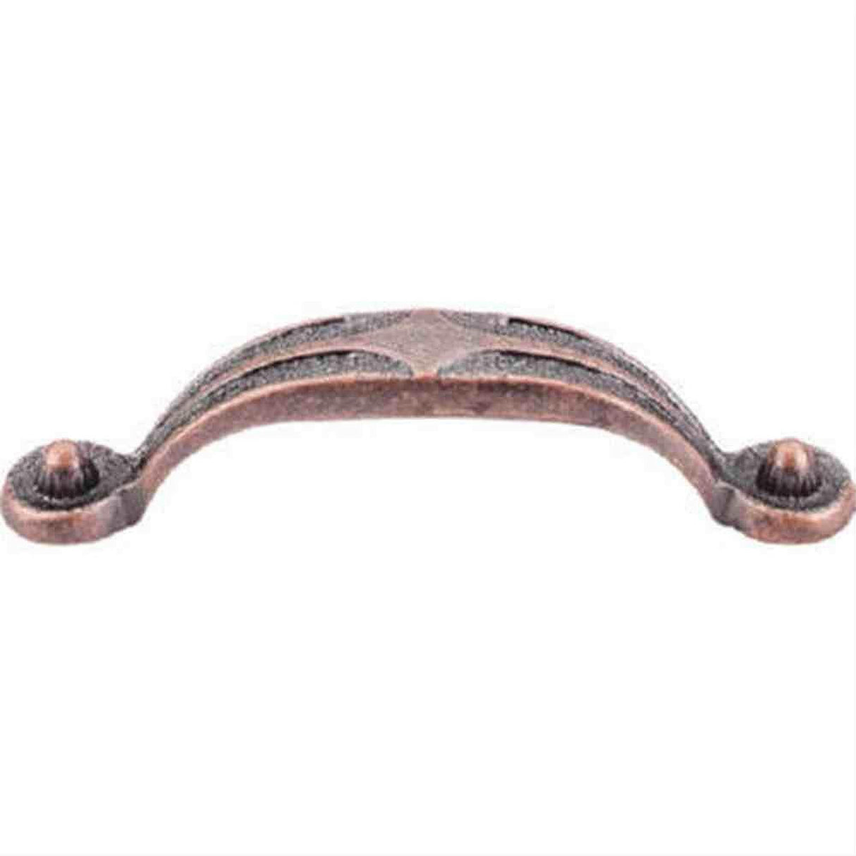 Top Knobs M493 Star Cabinet Pull 3-3/4" Center to Center Antique Copper