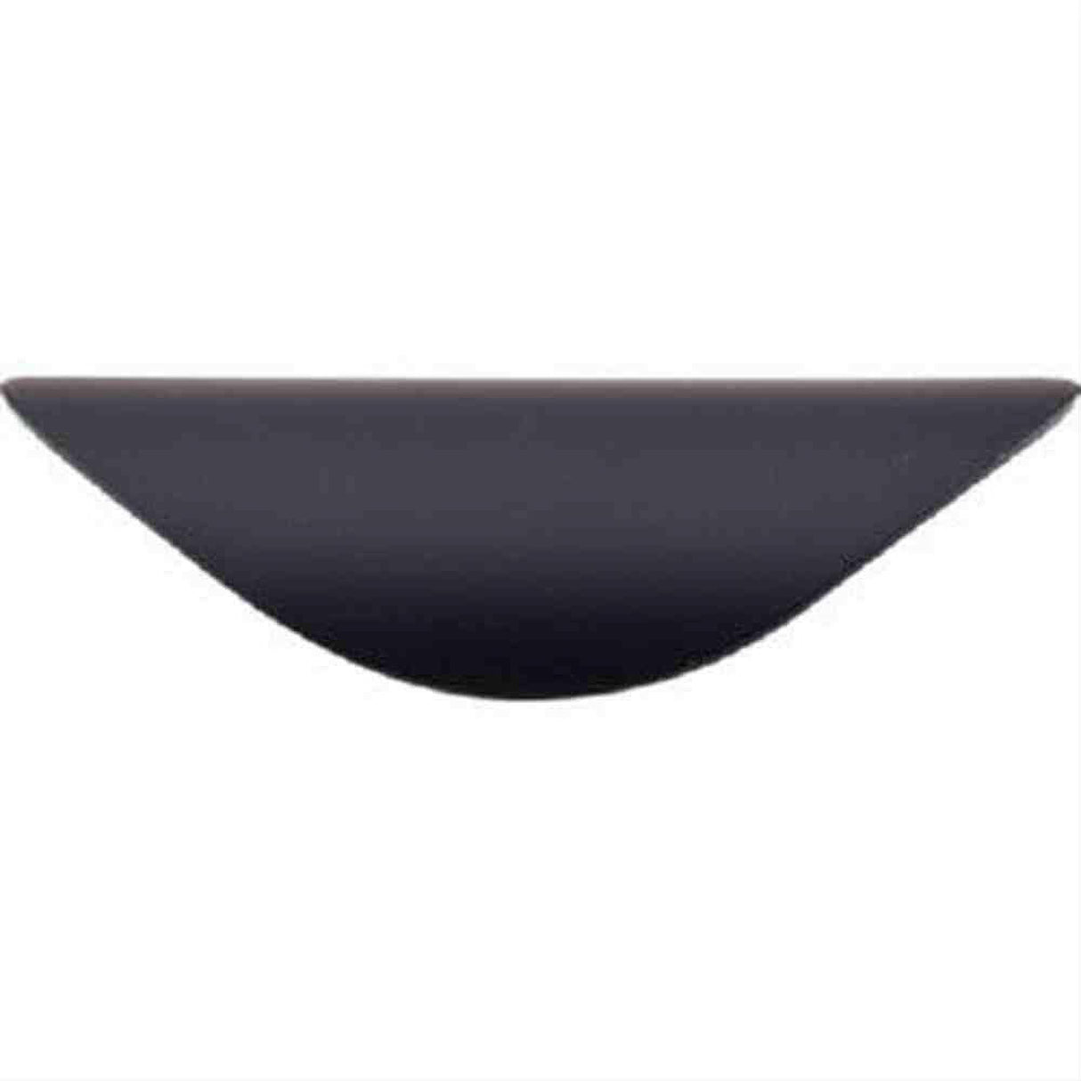 Top Knobs M498 Cup Pull 1-1/4" Center to Center Flat Black