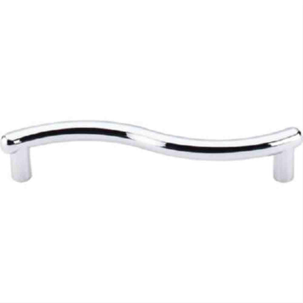 Top Knobs M510 Spiral Cabinet Pull 3-3/4" Center to Center Polished Chrome
