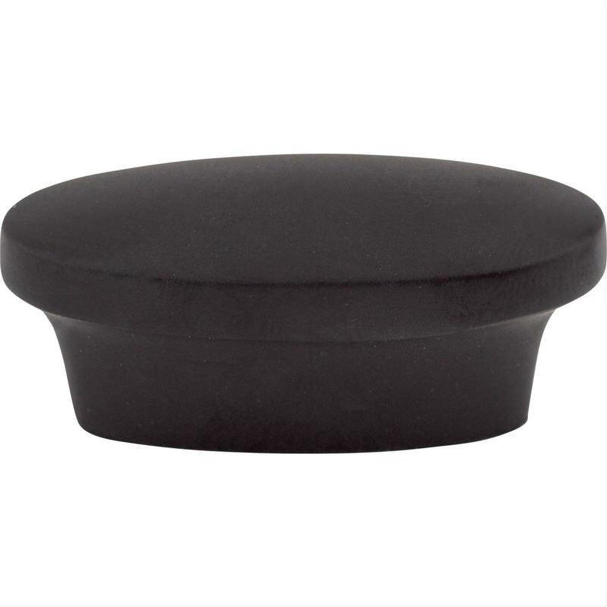 Top Knobs M523 M20 Aspen II Peak 1" Diameter Mushroom Cabinet Knob Flat Black