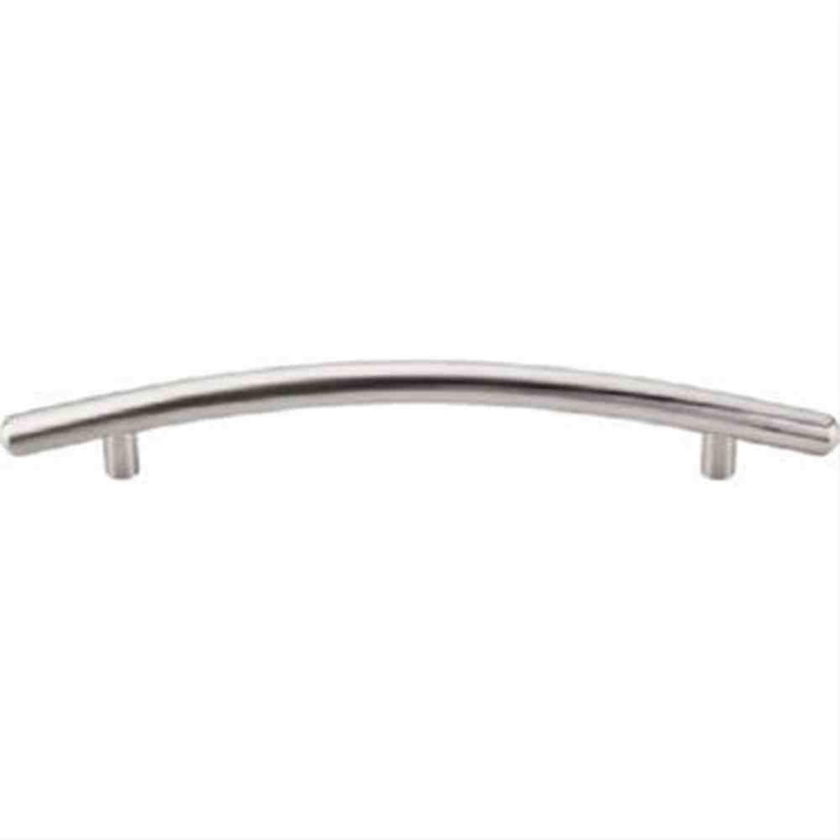 Top Knobs M536 Curved Bar Cabinet Pull 6-5/16" Center to Center Brushed Satin Nickel