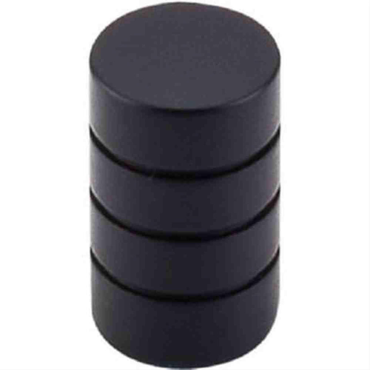 Top Knobs M578 Stacked Cabinet Knob 5/8" Flat Black