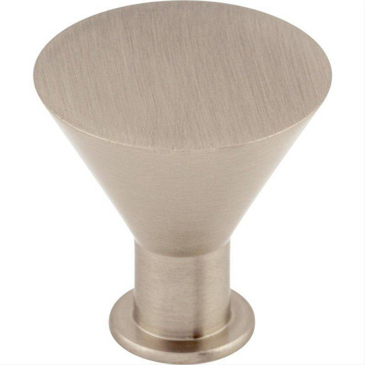 Top Knobs M585 M58 Cocktail 1 3/16" Diameter Mushroom Cabinet Knob Brushed Satin Nickel