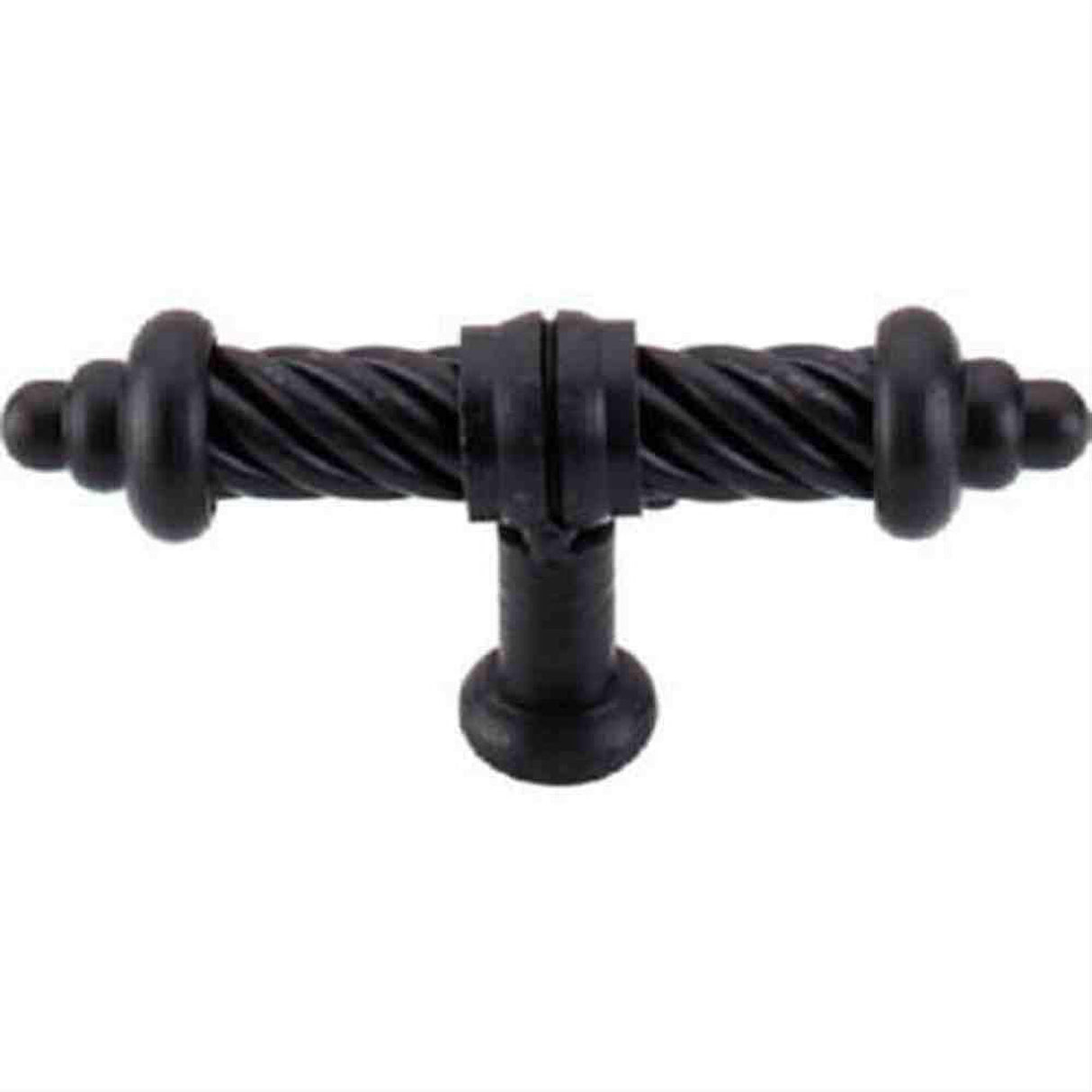 Top Knobs M629 T-Shaped Twist Knob 3-5/8" Patina Black