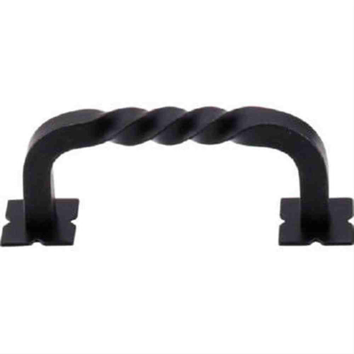 Top Knobs M710 Twist D Cabinet Pull 3" Center to Center Patina Black