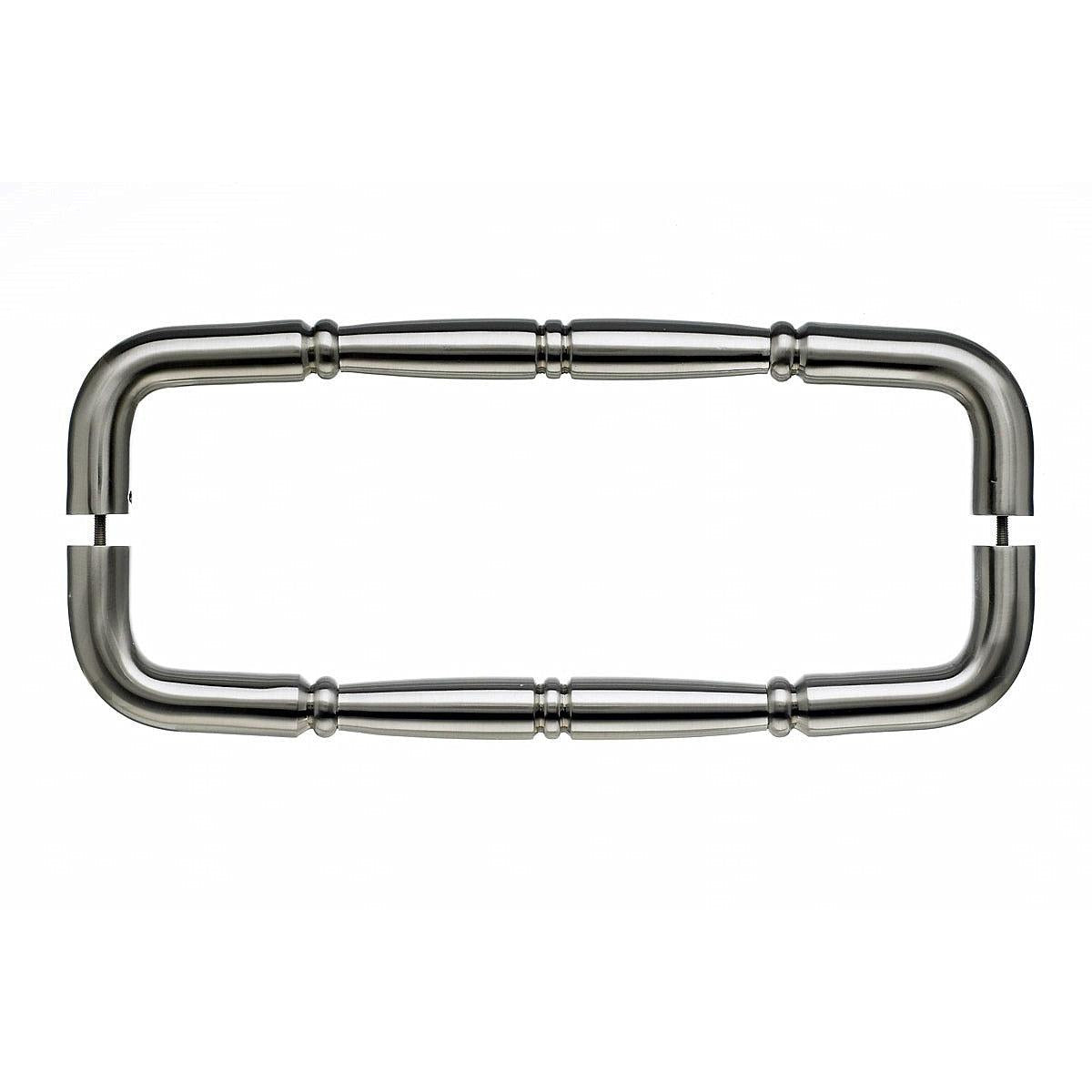Top Knobs M715-18 pair Nouveau Ring Door Pull Back to Back 18" Center to Center Polished Brass