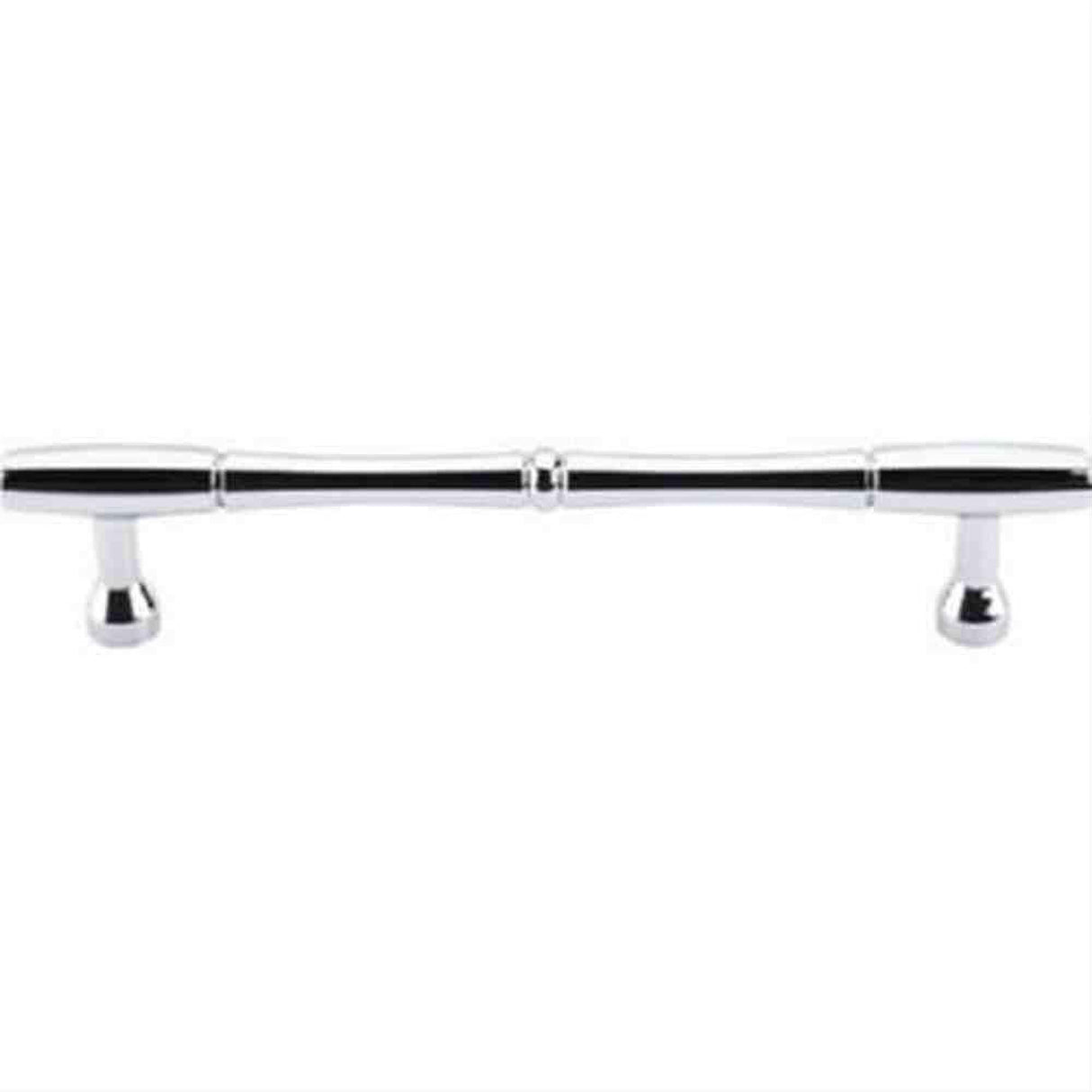 Top Knobs M721-7 Nouveau Bamboo Cabinet Pull 7" Center to Center Polished Chrome