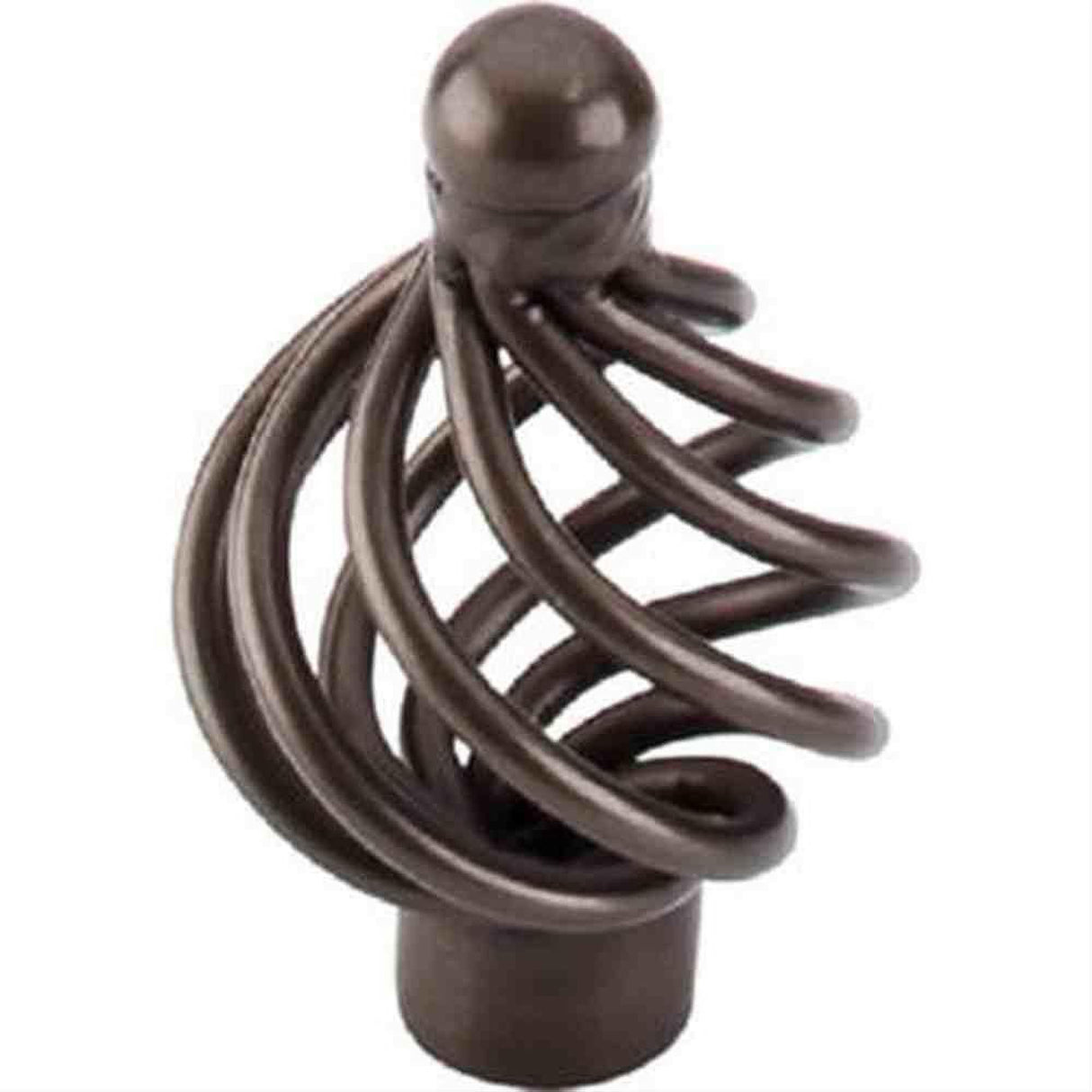 Top Knobs M778 Flower Twist Cabinet Knob 1-1/4" Oil Rubbed Bronze