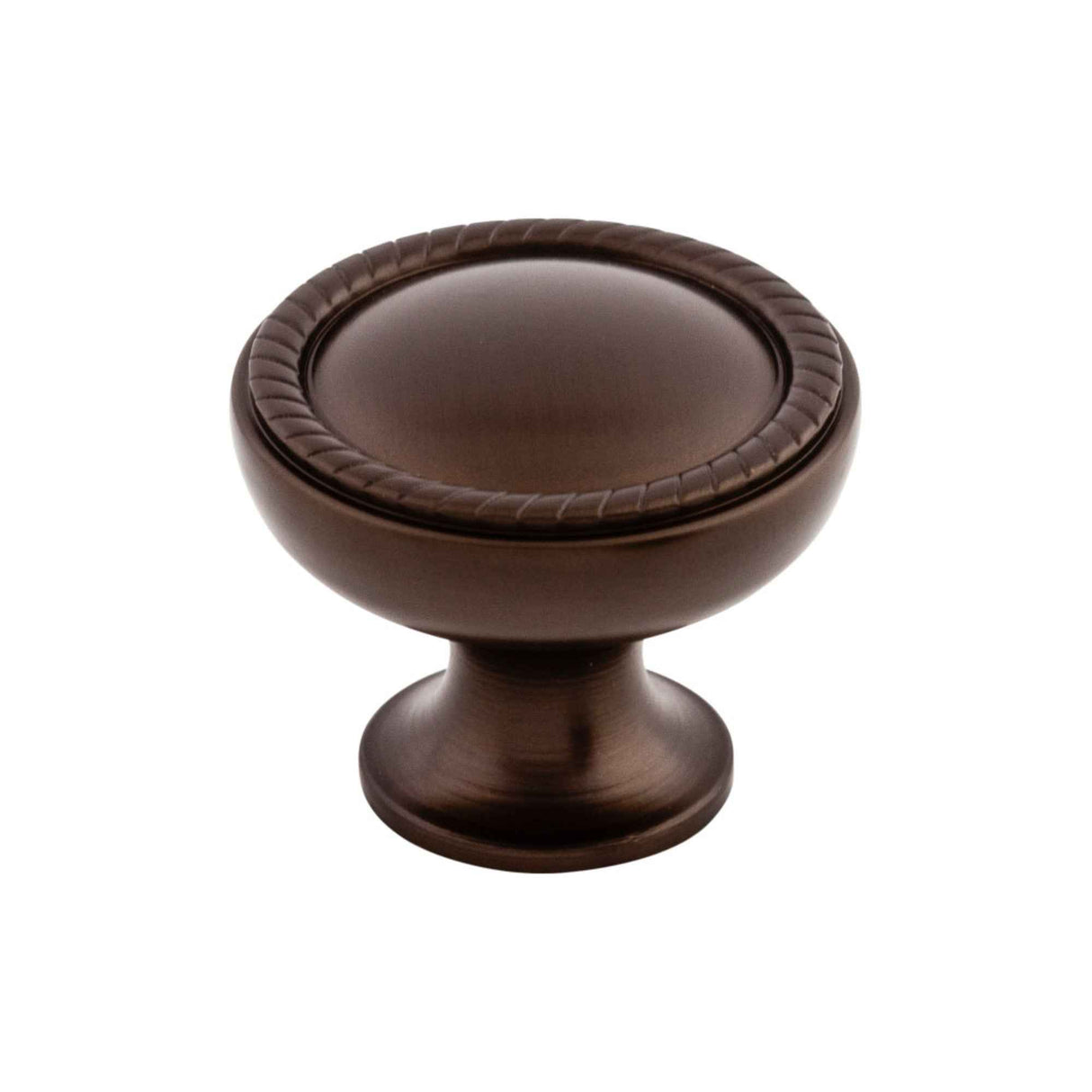 Top Knobs M793 Emboss 1 1/4" Diameter Round Knob Oil Rubbed Bronze