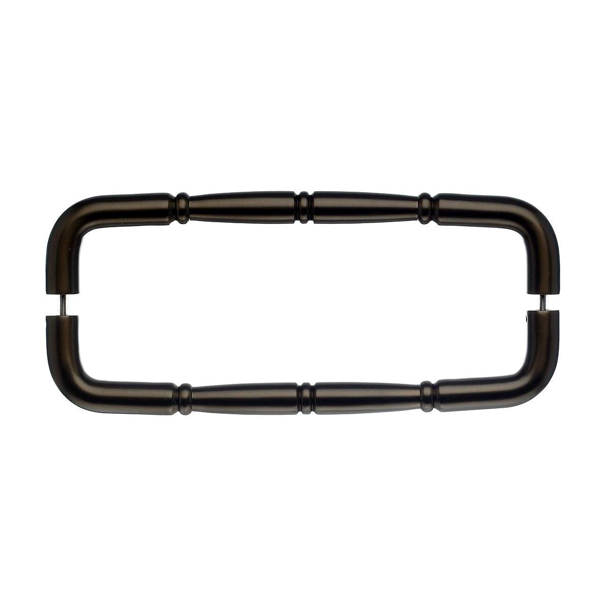Top Knobs M801-18 pair Nouveau Ring Door Pull Back to Back 18" Center to Center Oil Rubbed Bronze
