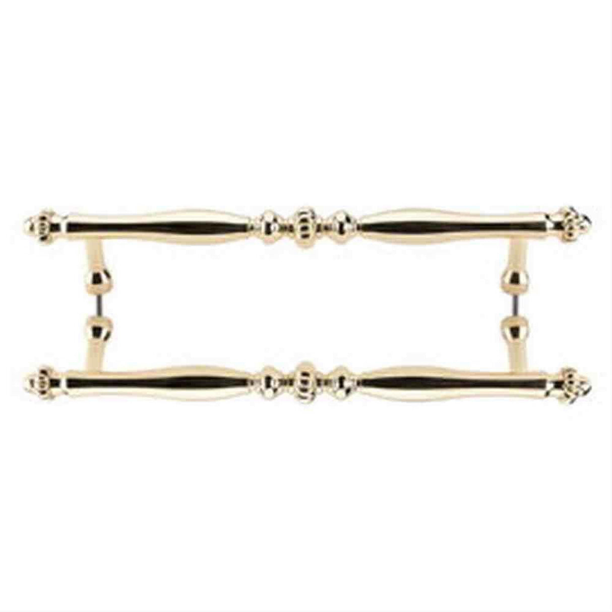 Top Knobs M807-18 Somerset Melon Cabinet Pull / Appliance Pull 18" Center to Center Polished Brass