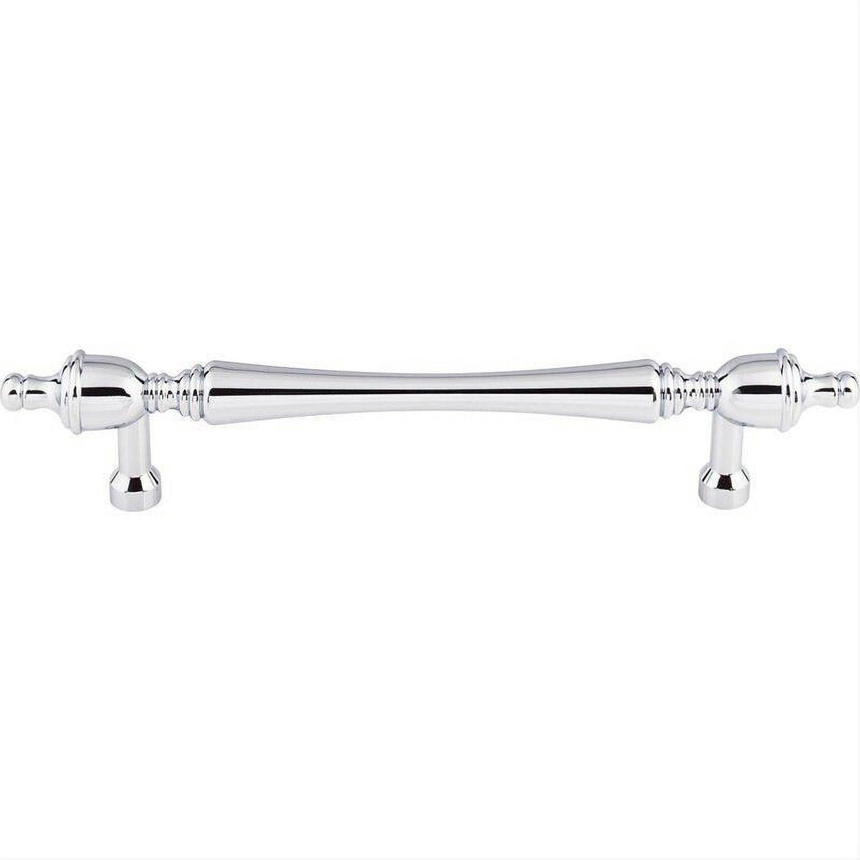 Top Knobs M817-7 M8 Somerset Finial 7" Center to Center Bar Pull Polished Chrome