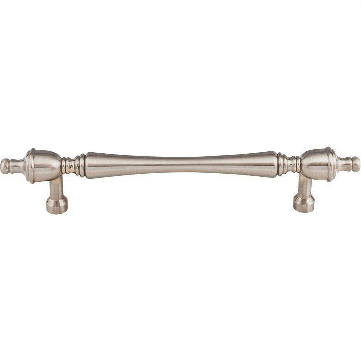 Top Knobs M819-7 M8 Somerset Finial 7" Center to Center Bar Pull Brushed Satin Nickel