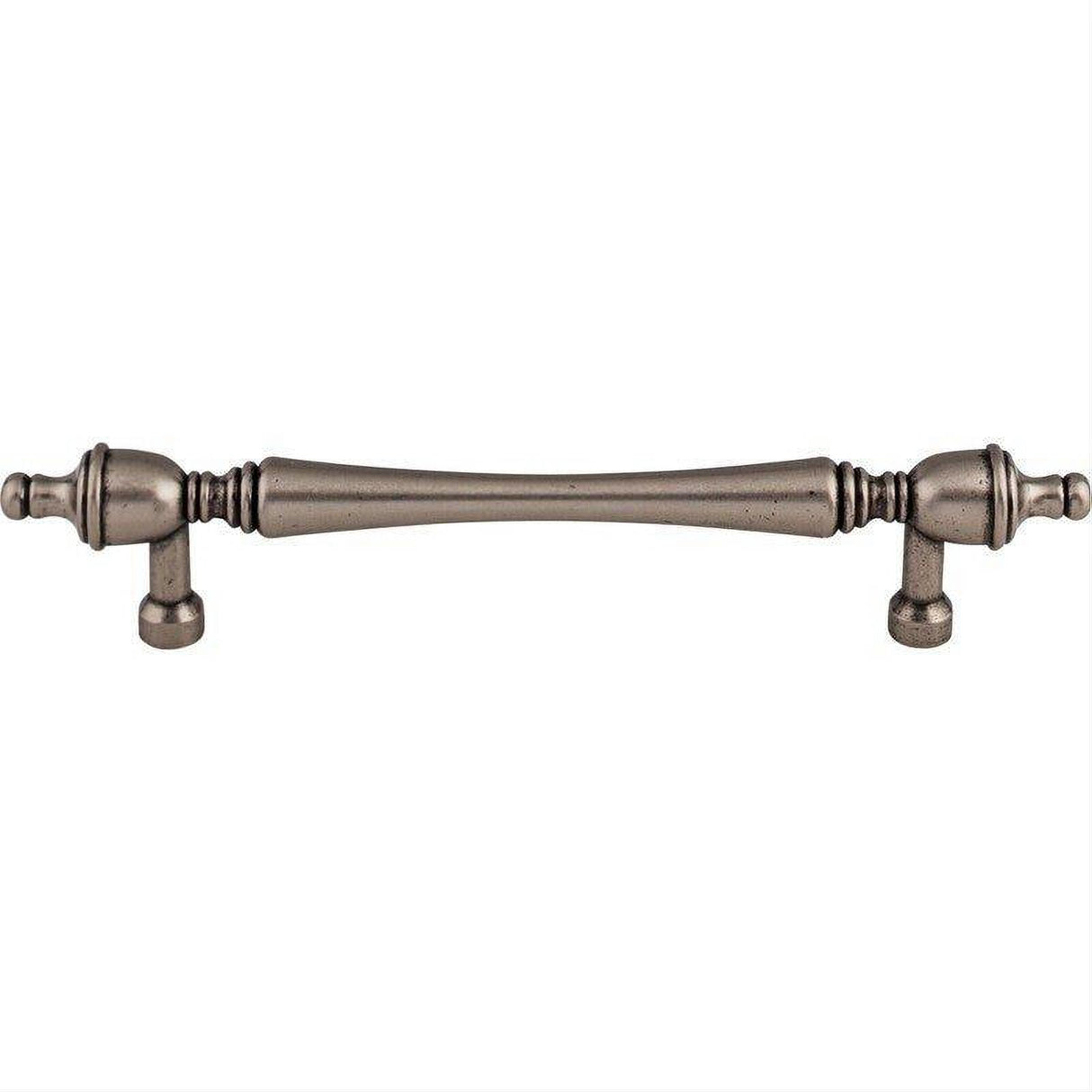 Top Knobs M823-7 M8 Somerset Finial 7" Center to Center Bar Pull Pewter Antique