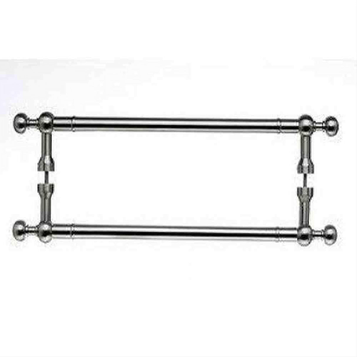 Top Knobs M830-12 PAIR Somerset Weston Door Pull Back to Back 12" Center to Center Brushed Satin Nickel