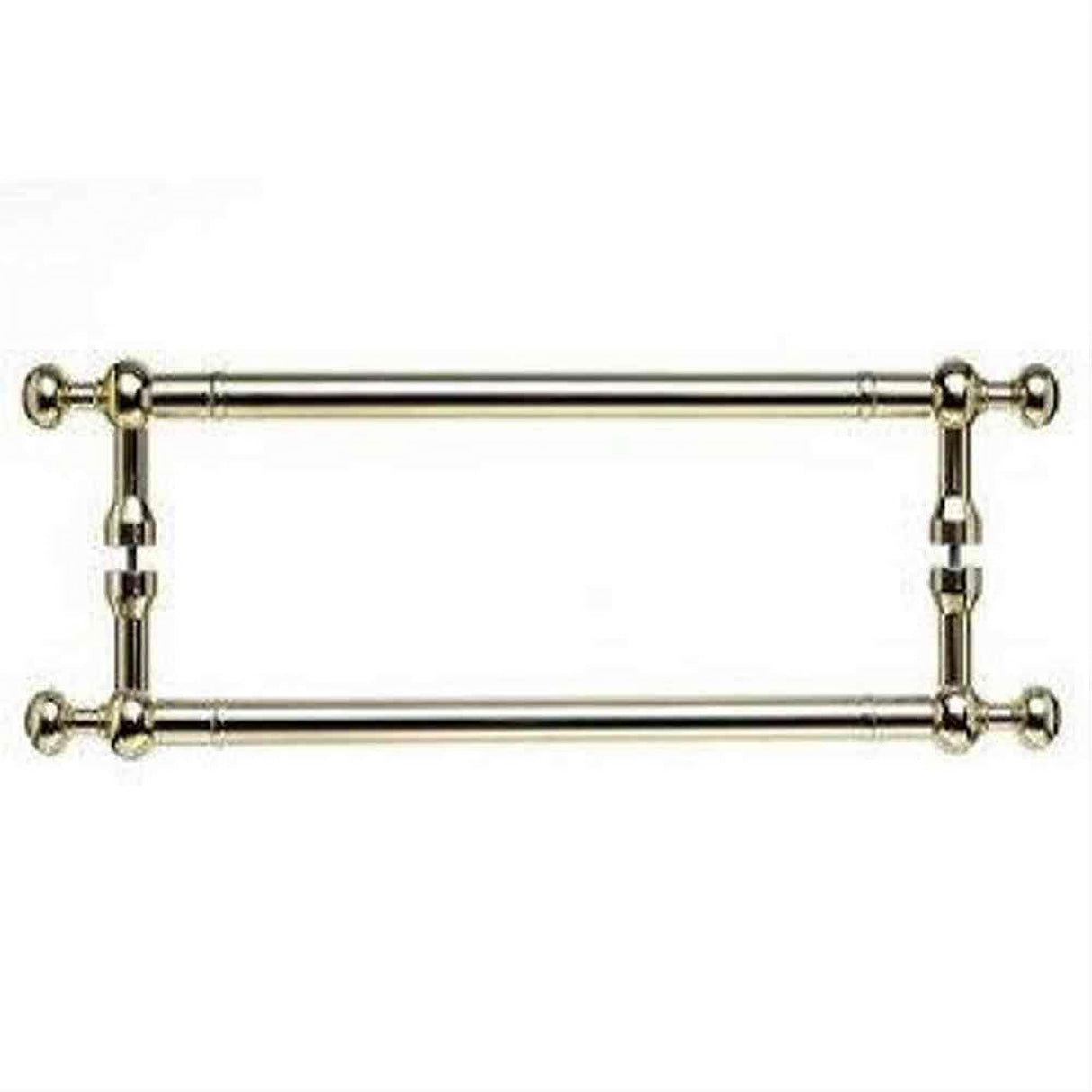 Top Knobs M830-18 PAIR Somerset Weston Door Pull Back to Back 18" Center to Center Brushed Satin Nickel