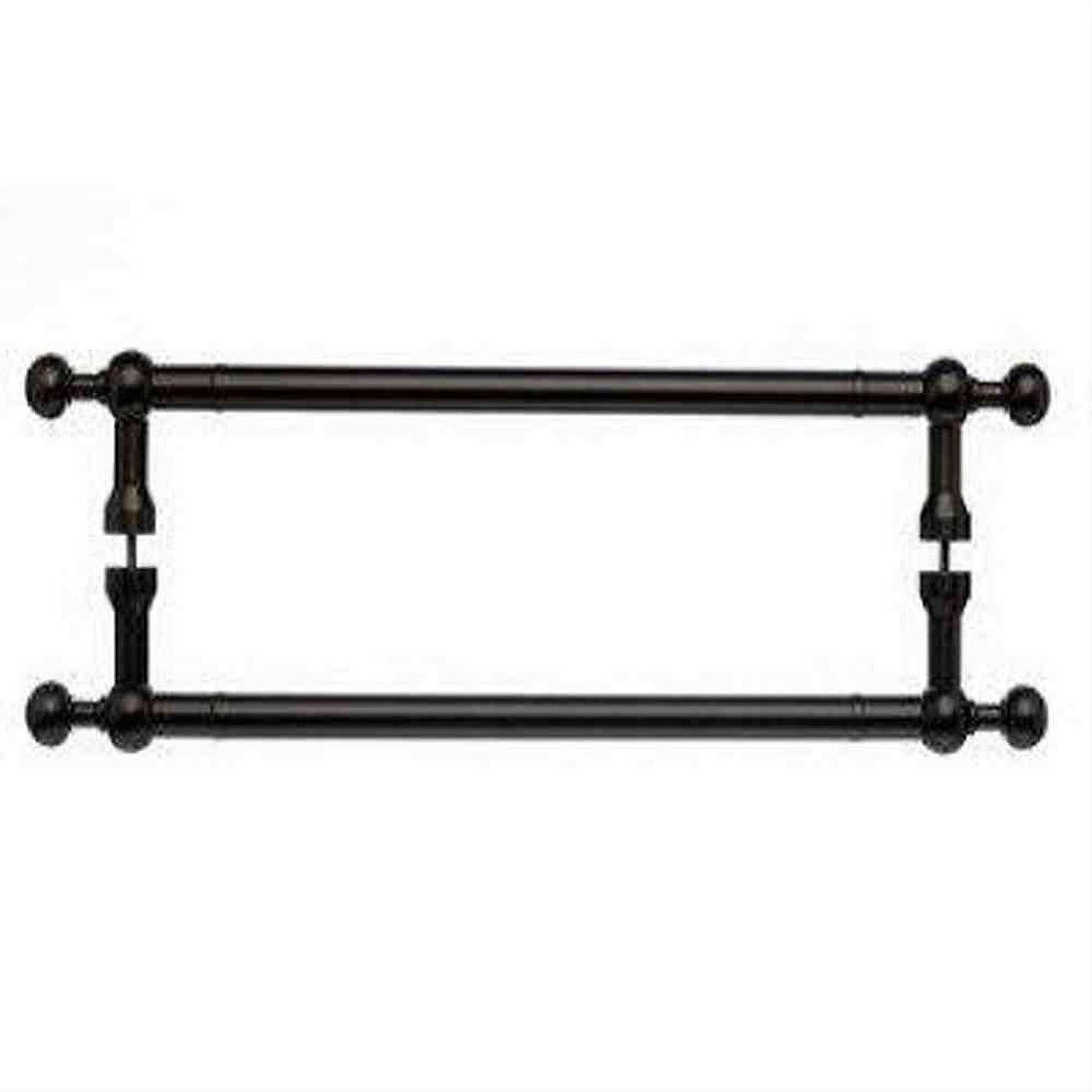 Top Knobs M838-18 PAIR Somerset Weston Door Pull Back to Back 18" Center to Center Oil Rubbed Bronze