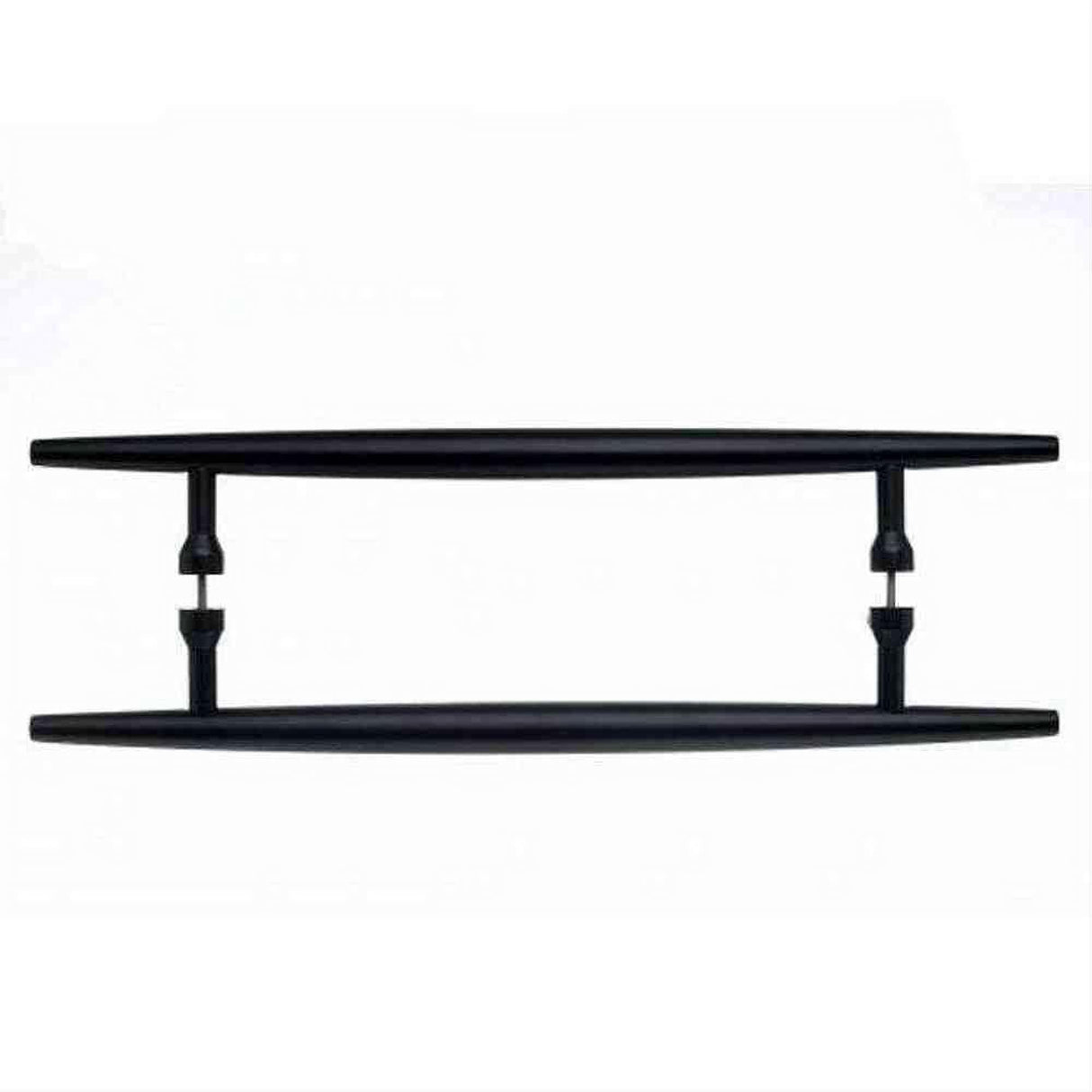 Top Knobs M852-8 pair Nouveau Arrow Door Pull Back to Back 8" Center to Center Flat Black